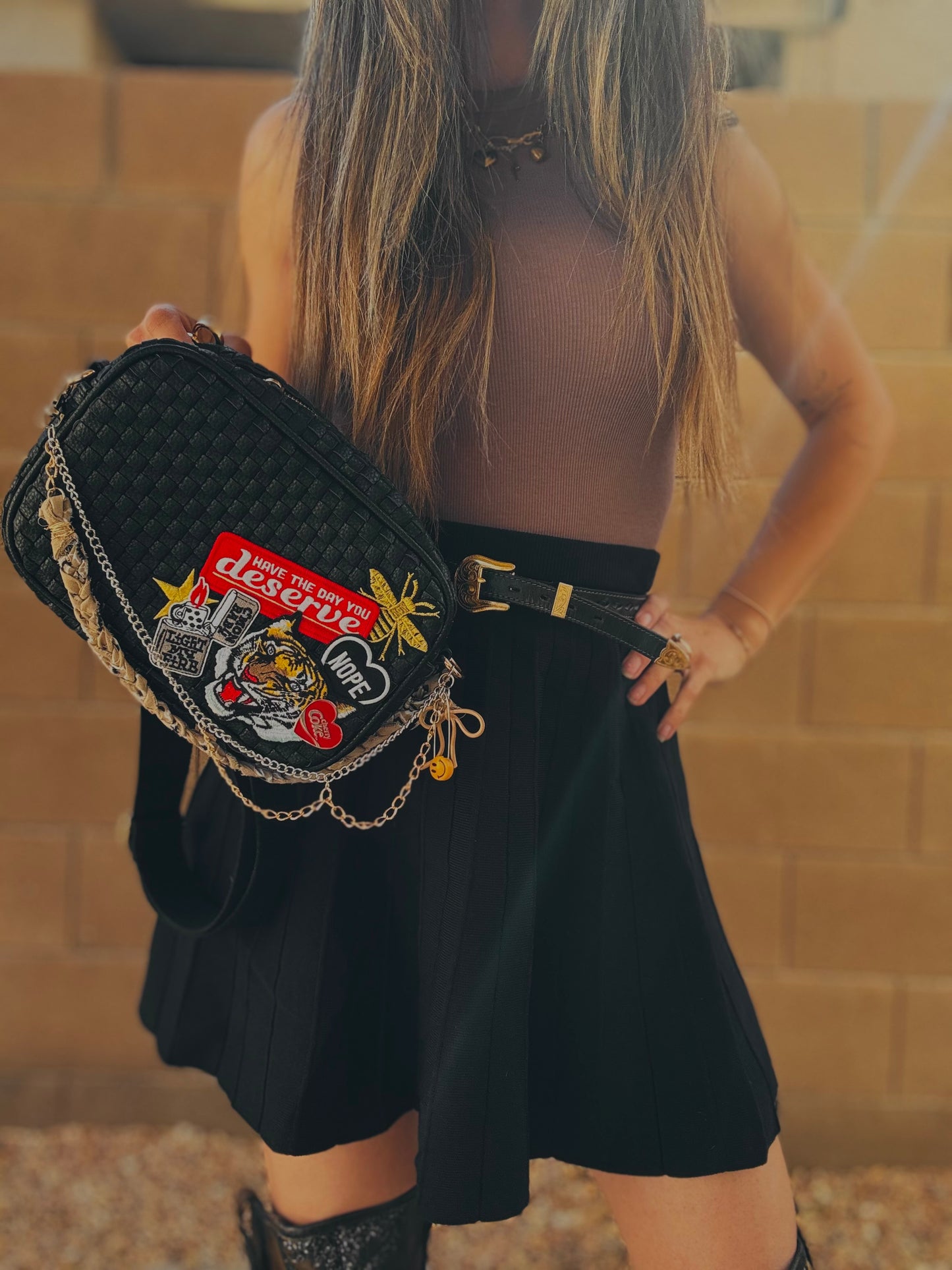 WS-day you deserve cherry coke vintage racer Premium Carmel OG+ PAGE BAG