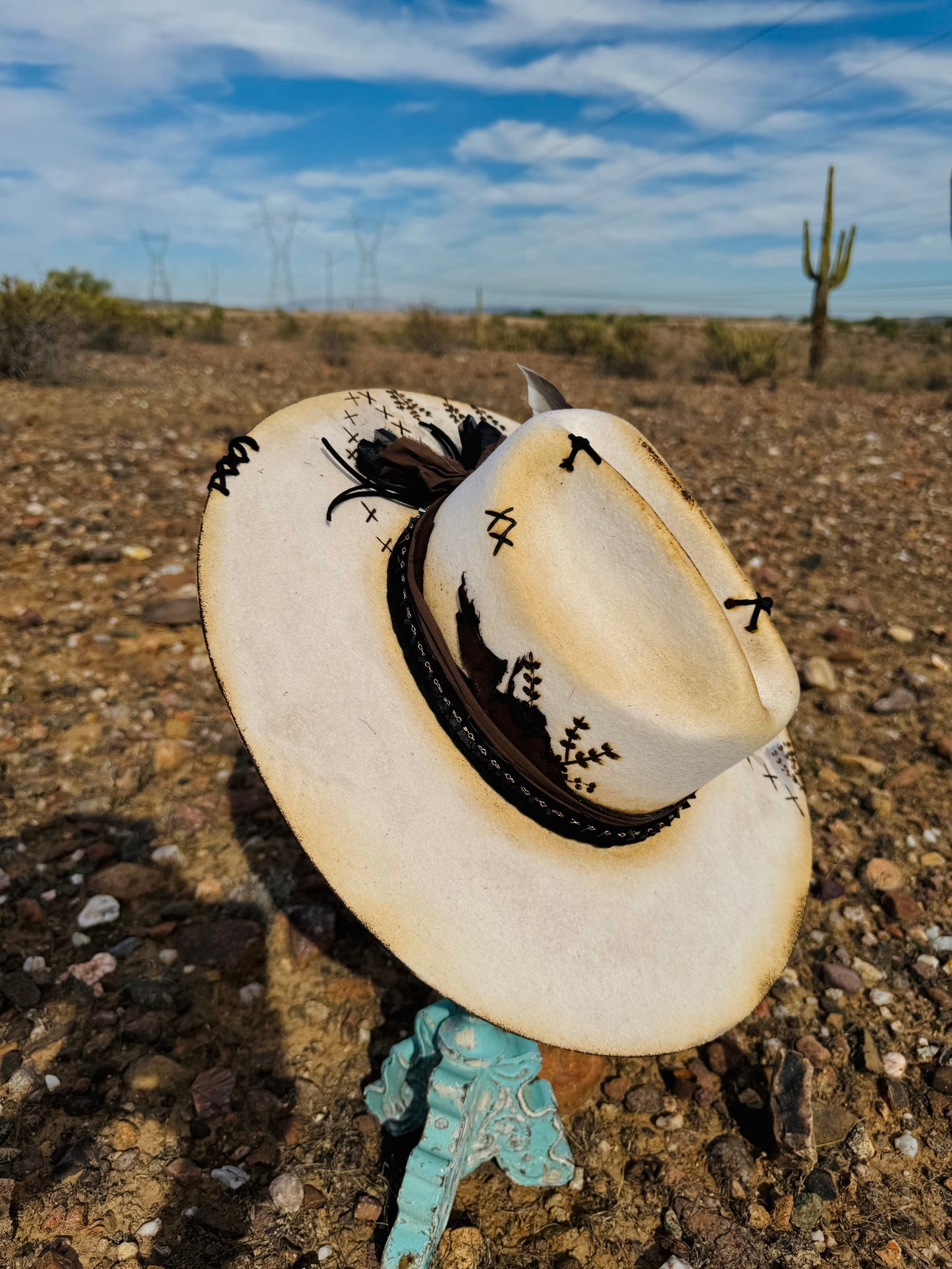10- Stitched cowgirl - old and tattered