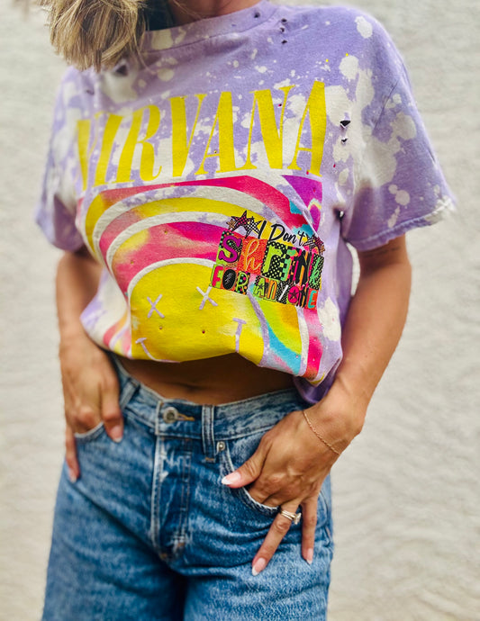DT-band smiley + I don’t shrink for anyone+ Dad Tshirt MEDIUM