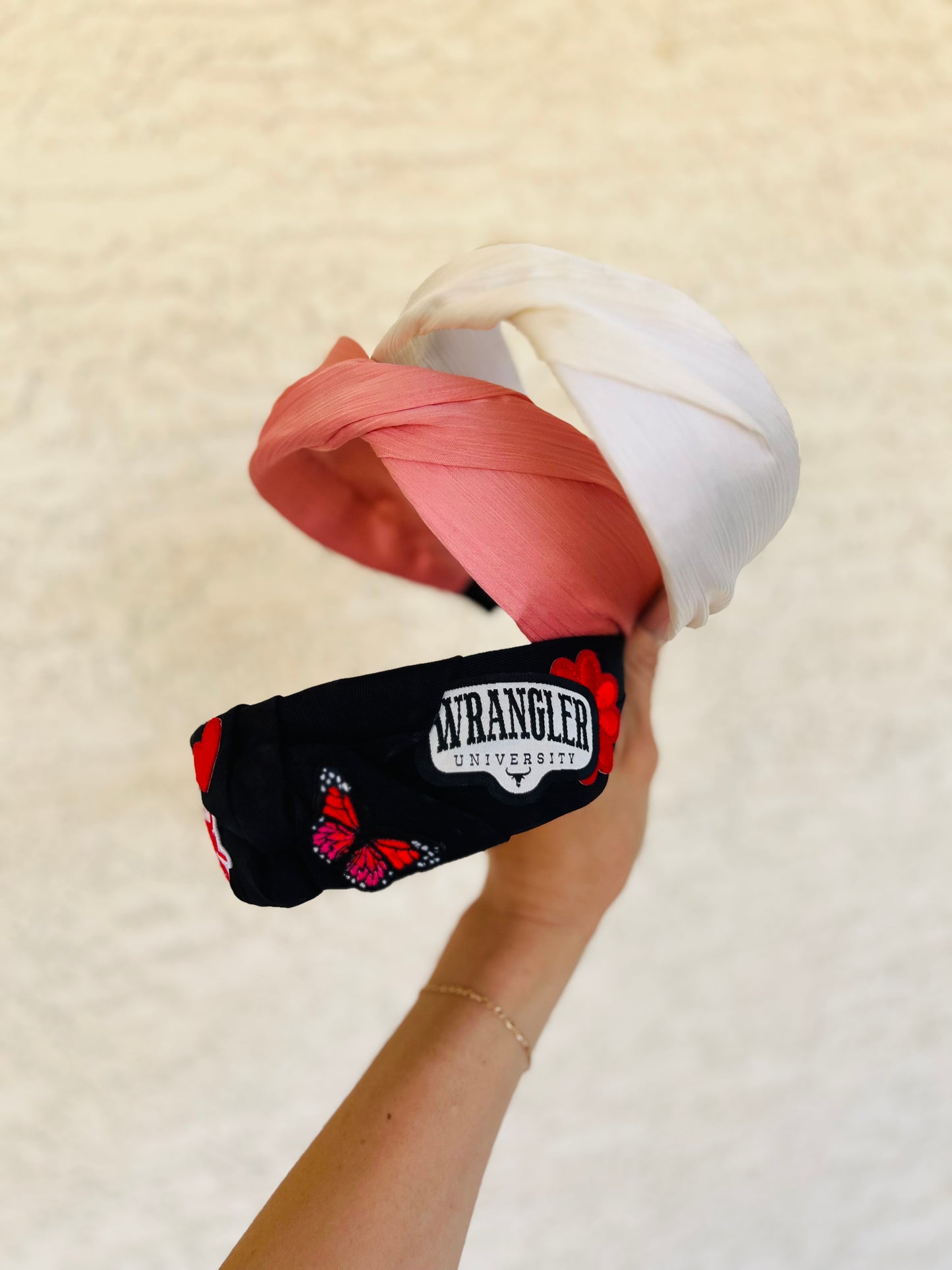 Wranglin And raisin hell headband