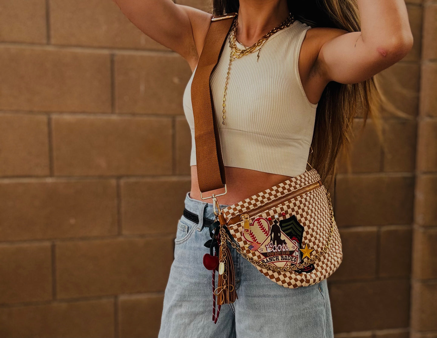 BF- Rodeo & Baseball babe vintage patch +SEDONA BAG