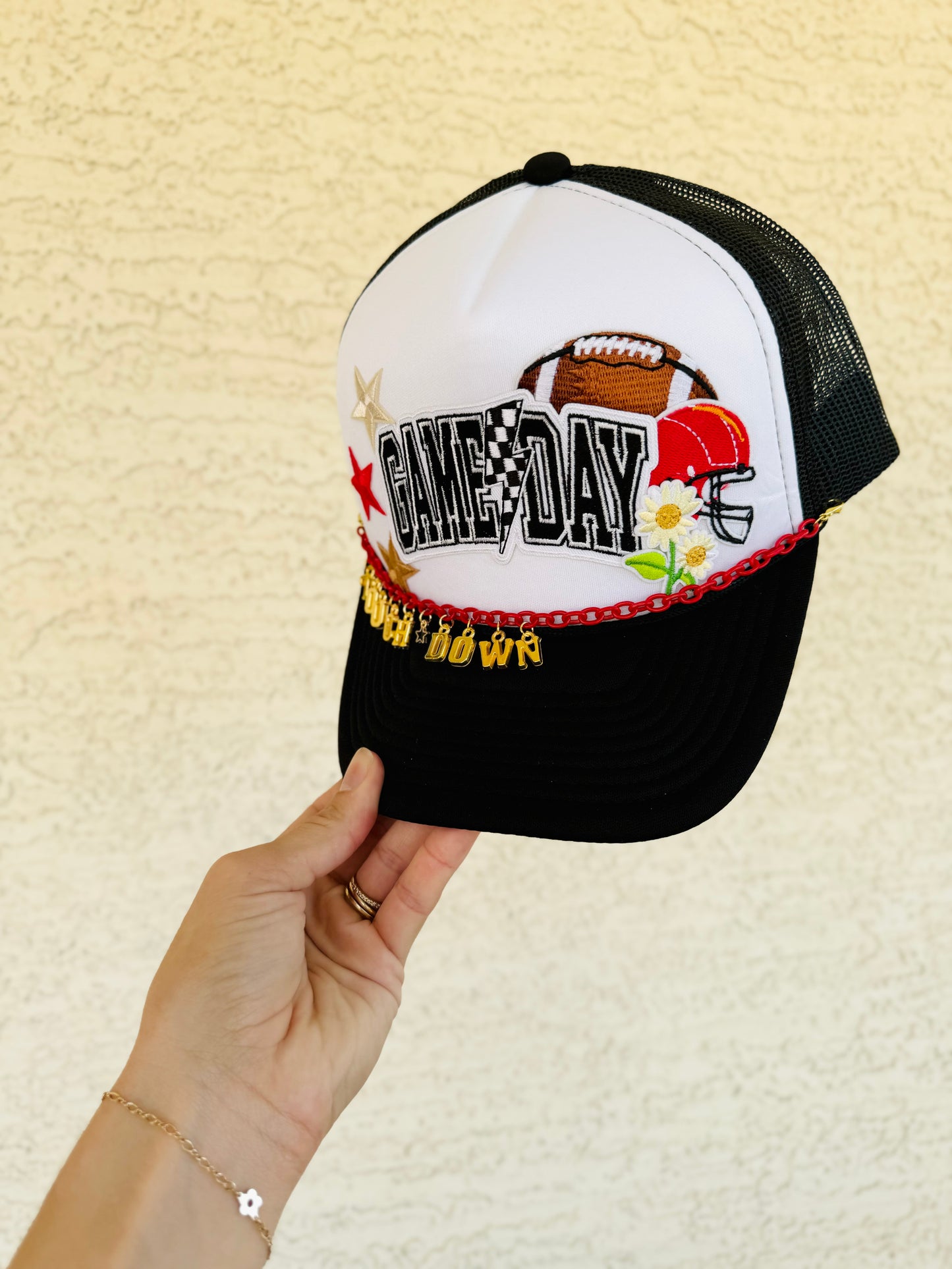 888 Game Day touch down charms