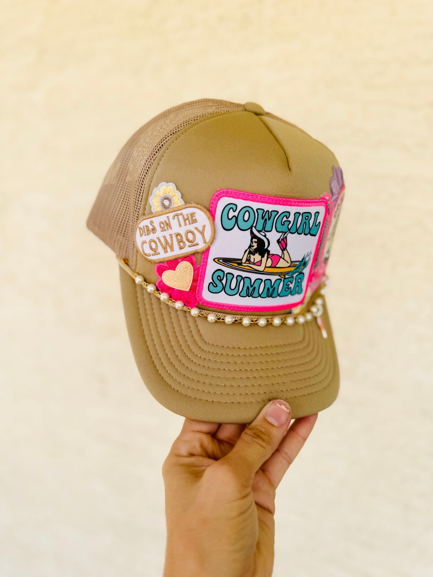CM CO. Cowgirl Summer coastal Trucker