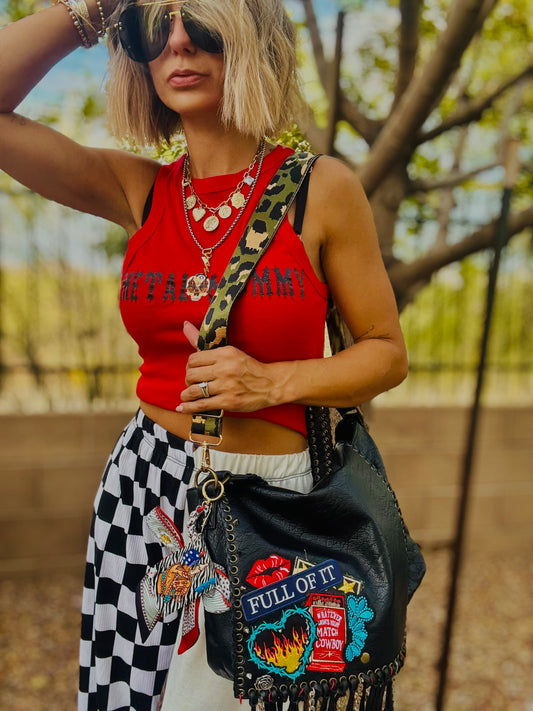 CO-FULL OF IT whatever lights your match cowboy - crossbody strap included** The Jerome**