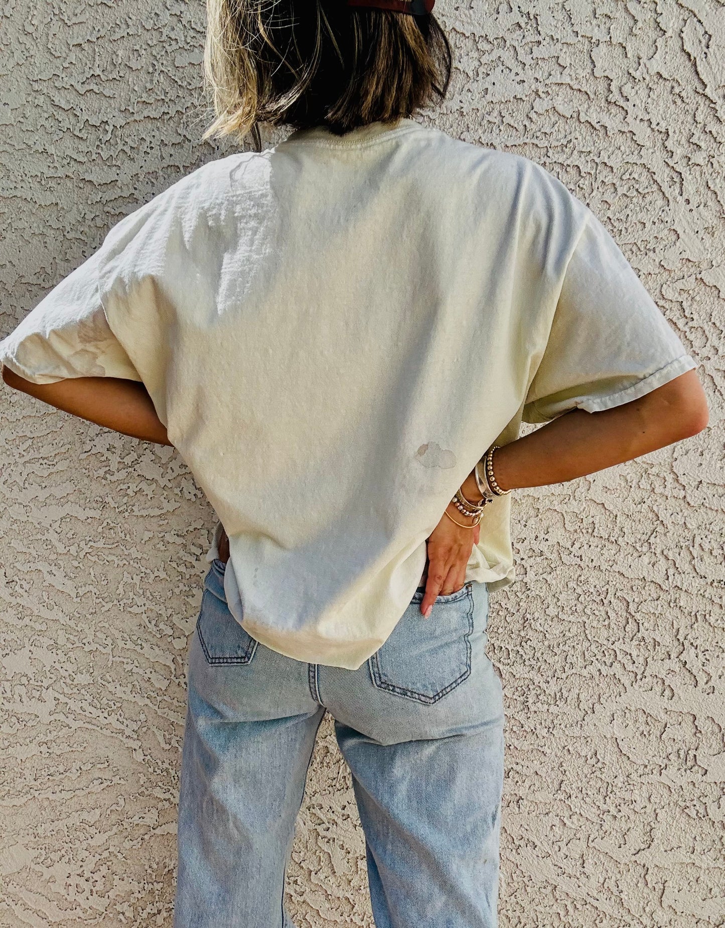 TEE-country legend’s hand beaded collar - DAD TEE MENS LARGE
