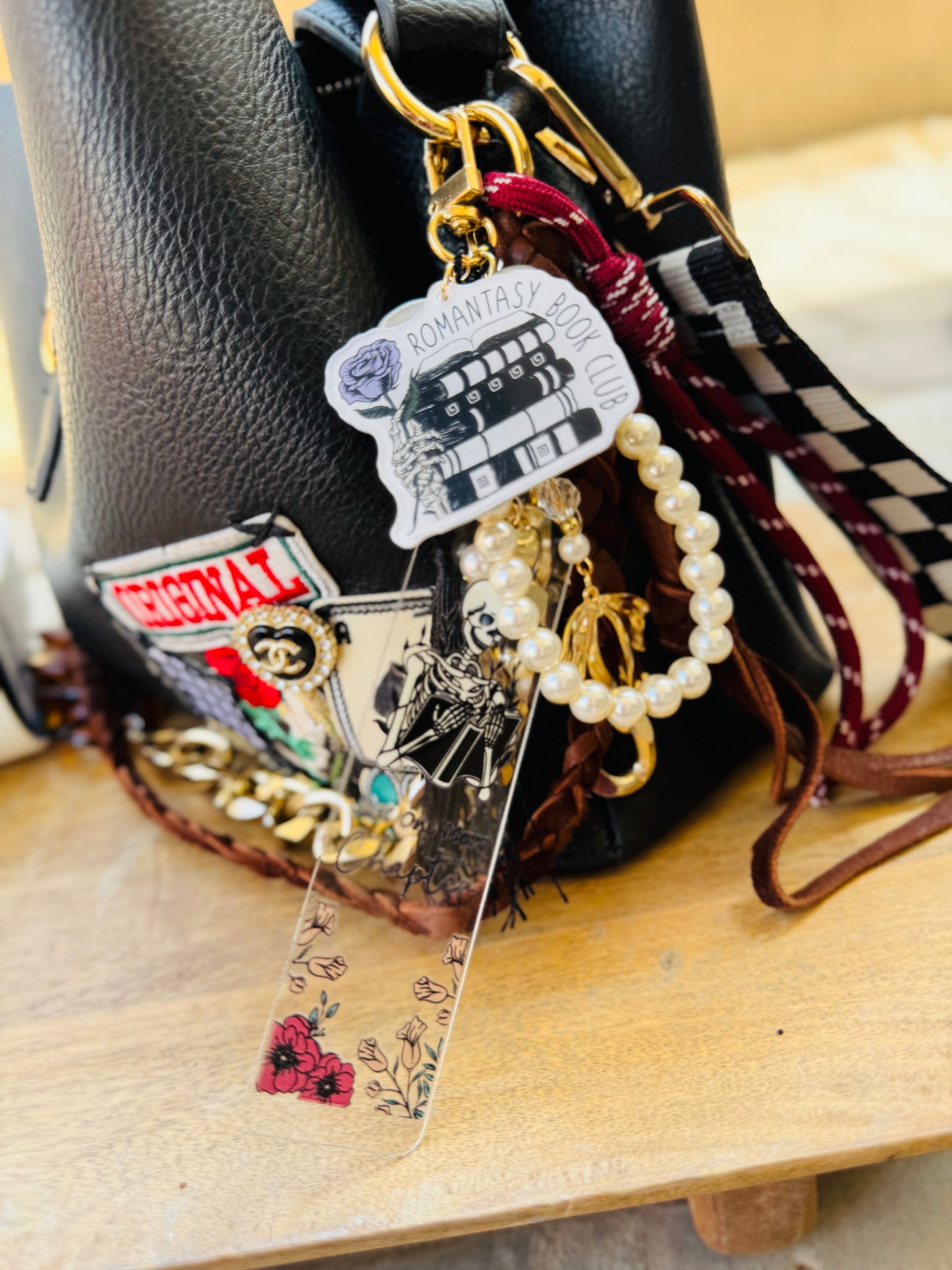 BBC- just one more chapter skeleton with floral + romantic see book club 