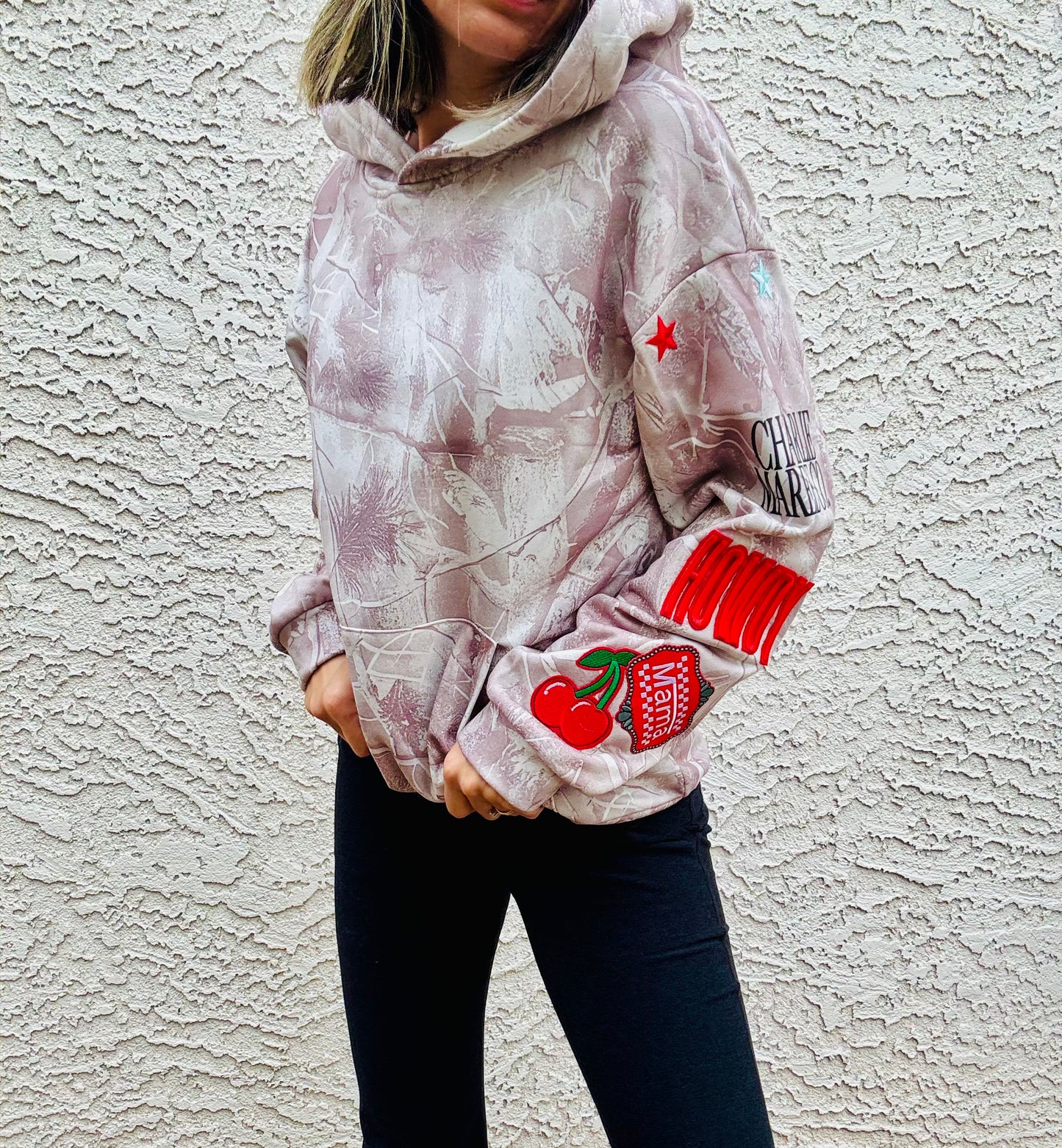 BBH-Camo Sweater+ Mama red howdy