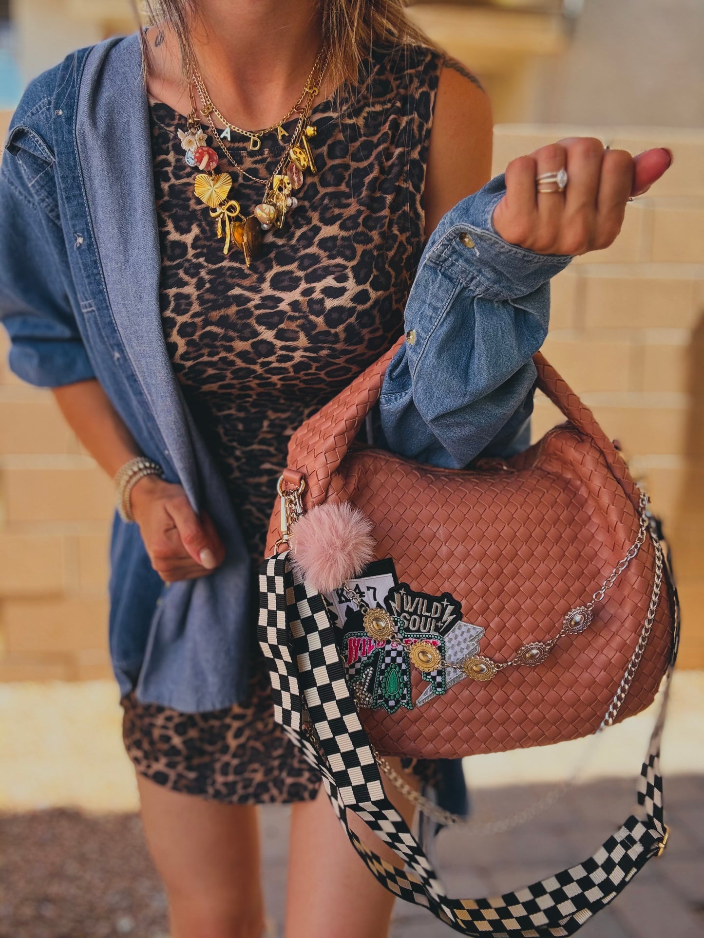 LF- thunderbird, wild soul con show chain + almond bag*CHANDLER BAG**