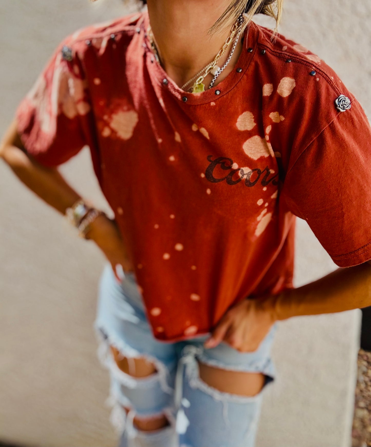 TEE-rustic rodeo - DAD TEE MENS SMALL