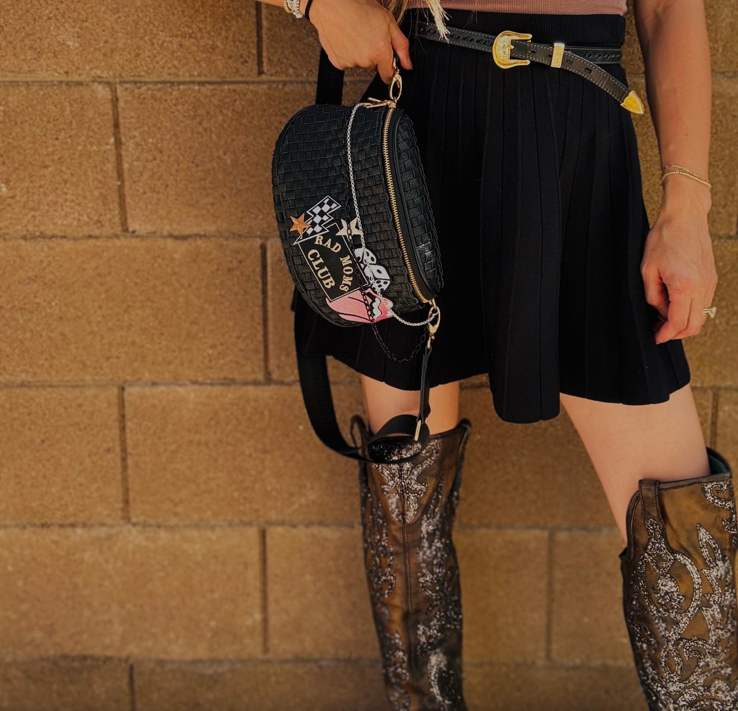 WS-Rad Moms Club vintage Black OG+PHOENIX BAG