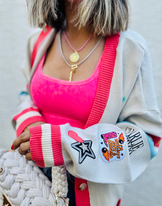 BBH-CHERRY BOMBER CARDIGAN + i’m literally just a cowgirl-CM CO. babes