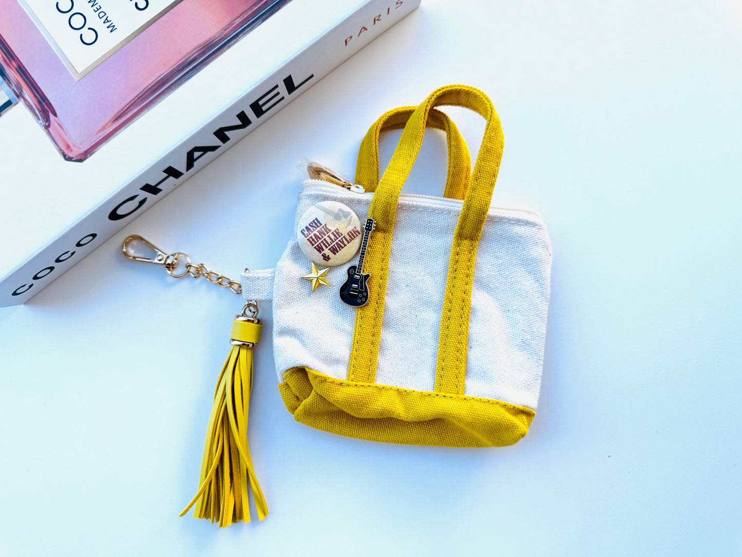 BFS- mini tote bag charm 5