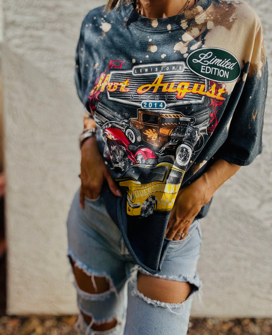 TEE- HOT ROD BADDIE- DAD TEE XL FITS like a L/XL