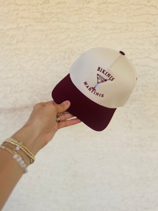 VT- Bikinis and Martinis vintage SnapBack