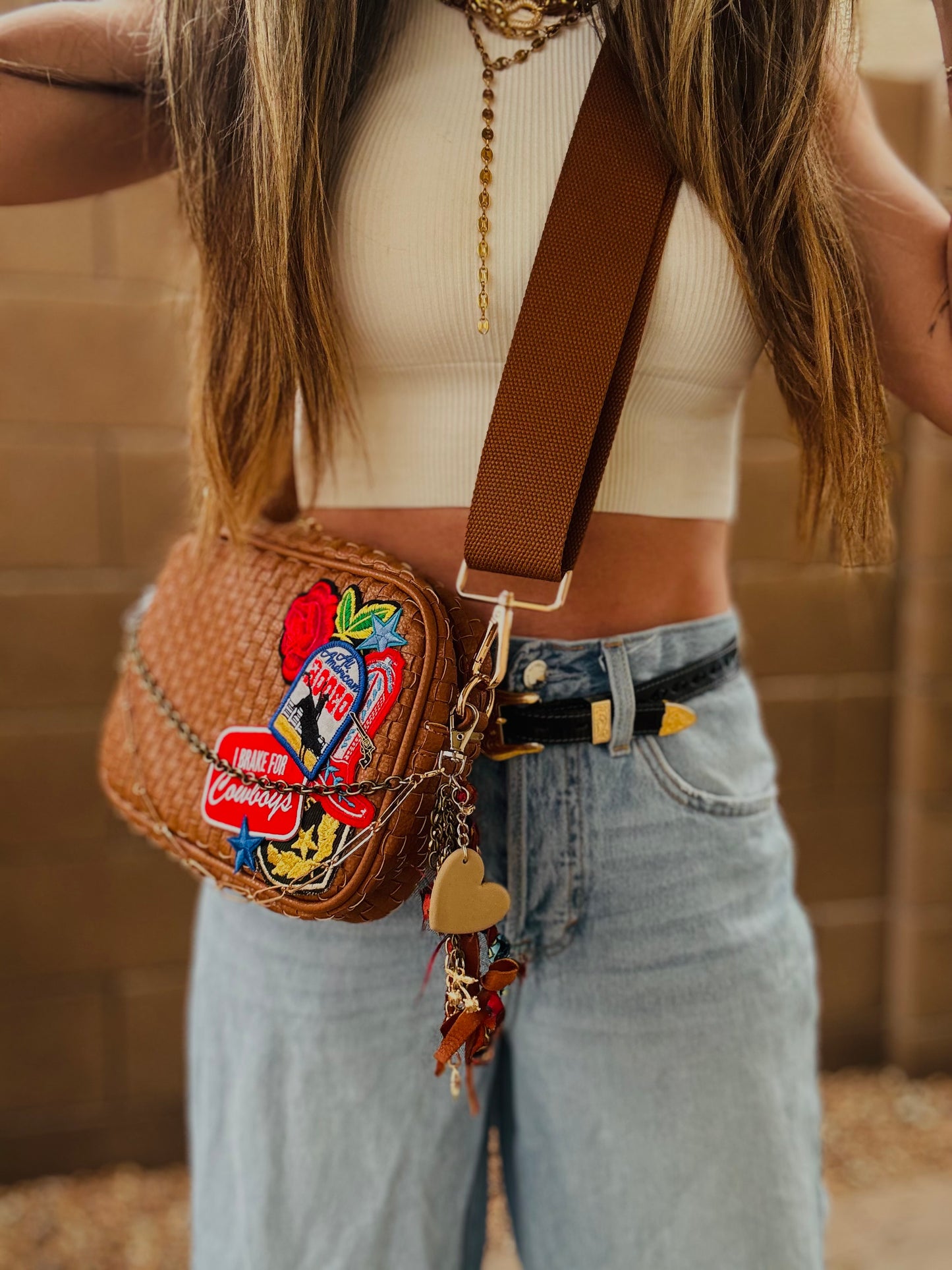 BF- DUAL vintage American rodeo+ cowboys premium OG+ PAGE BAG