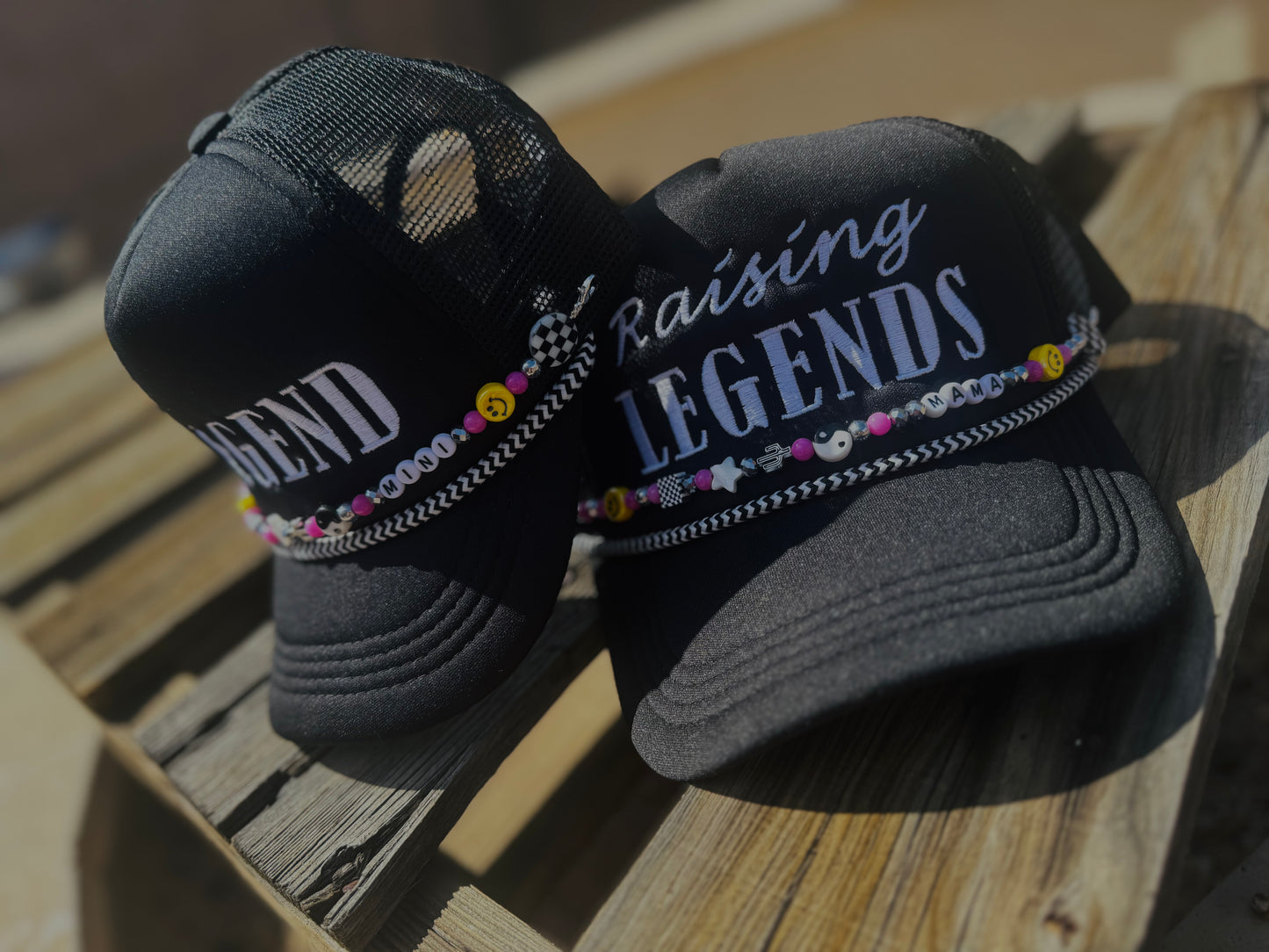 VT- MAMA & MINI SET + raising legends Truckers + Handmade chunk chains