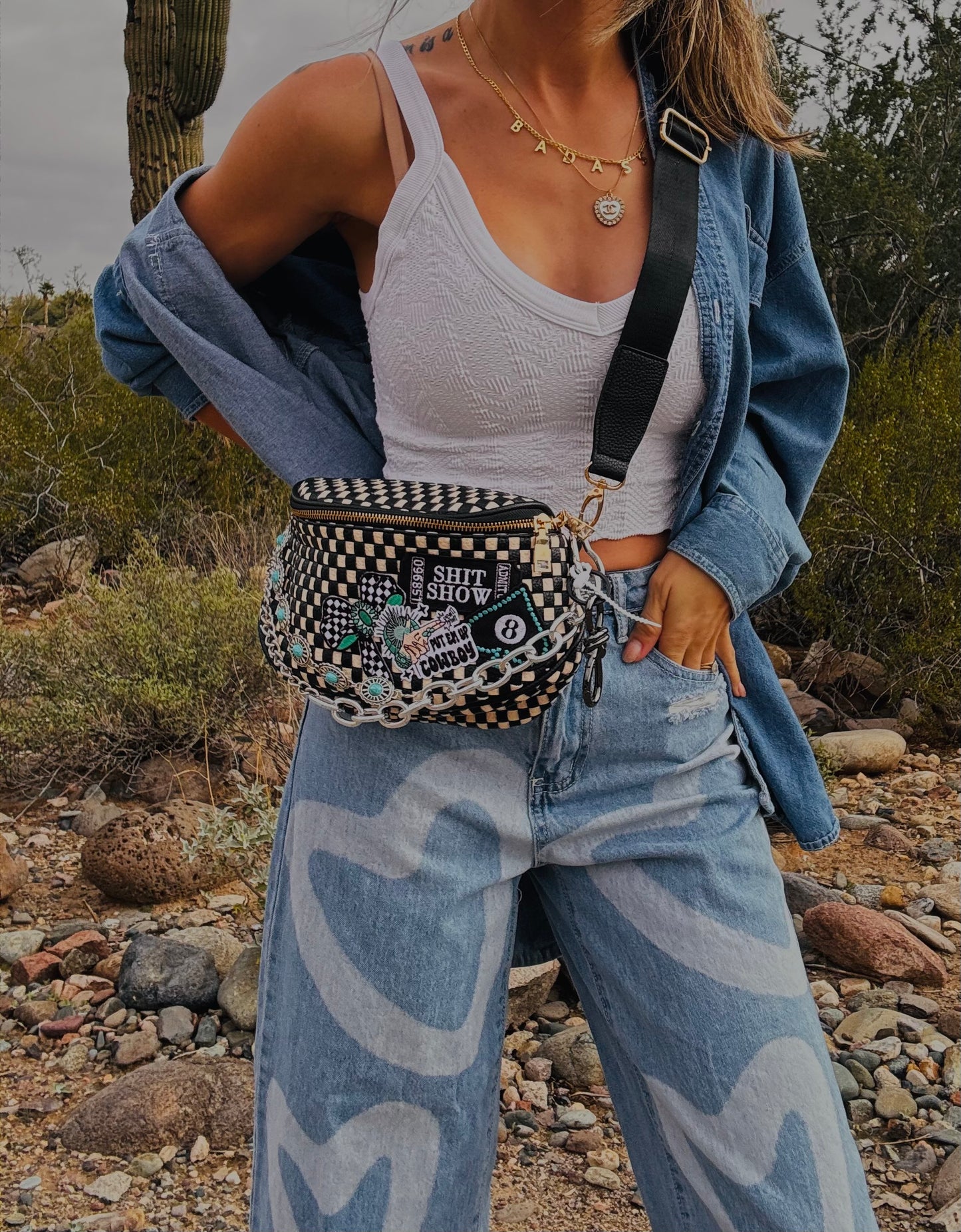 NY-put them up cowboy + turquoise ++PHOENIX BAG