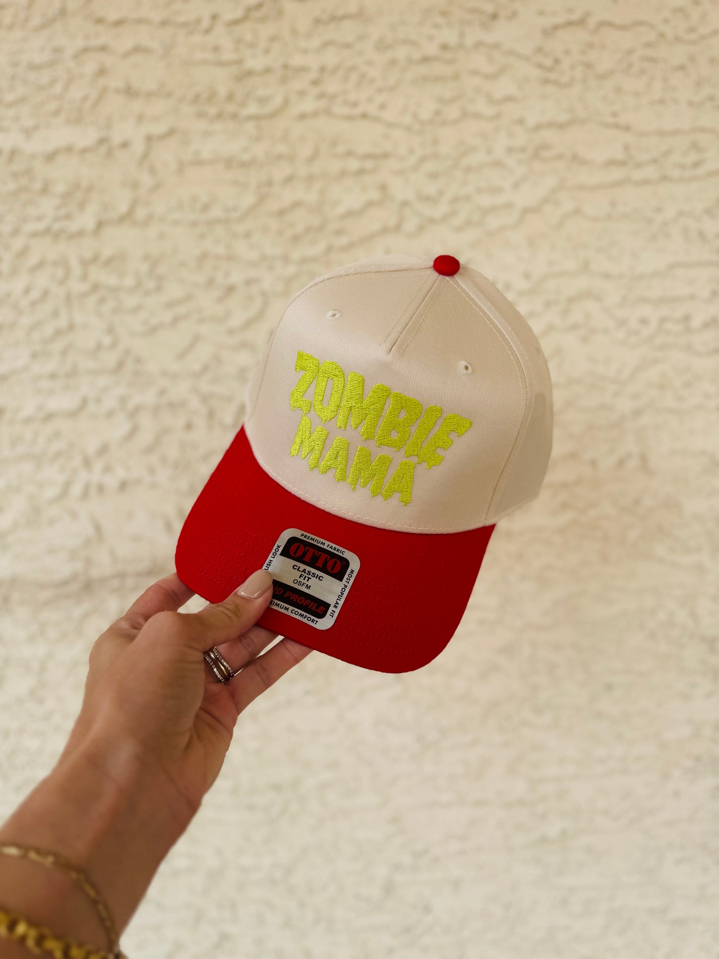 BOO-ZOMBIE MAMA Premium vintage SnapBack Embroidered
