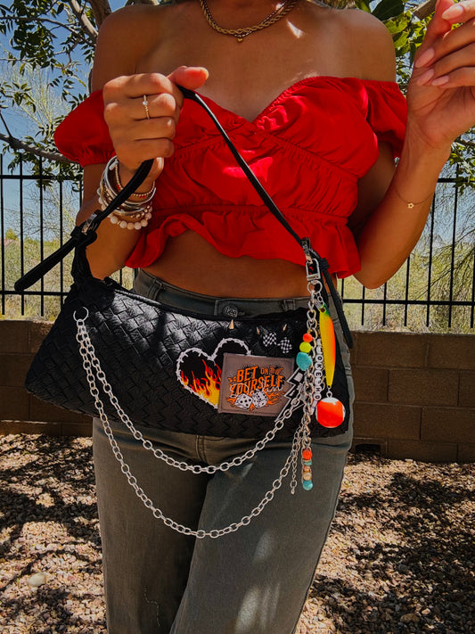 SCC- bet on yourself with handmade bag charm + 2-1 *The Hayden*
