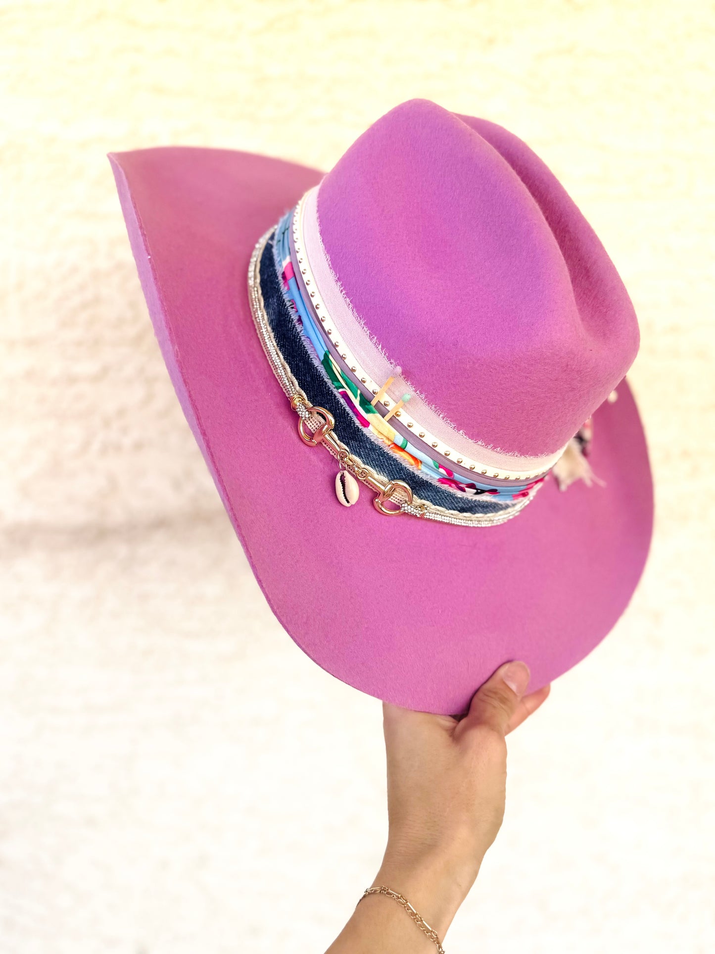 4-CM CO. -Coastal Cowgirl ride the wave felt brim