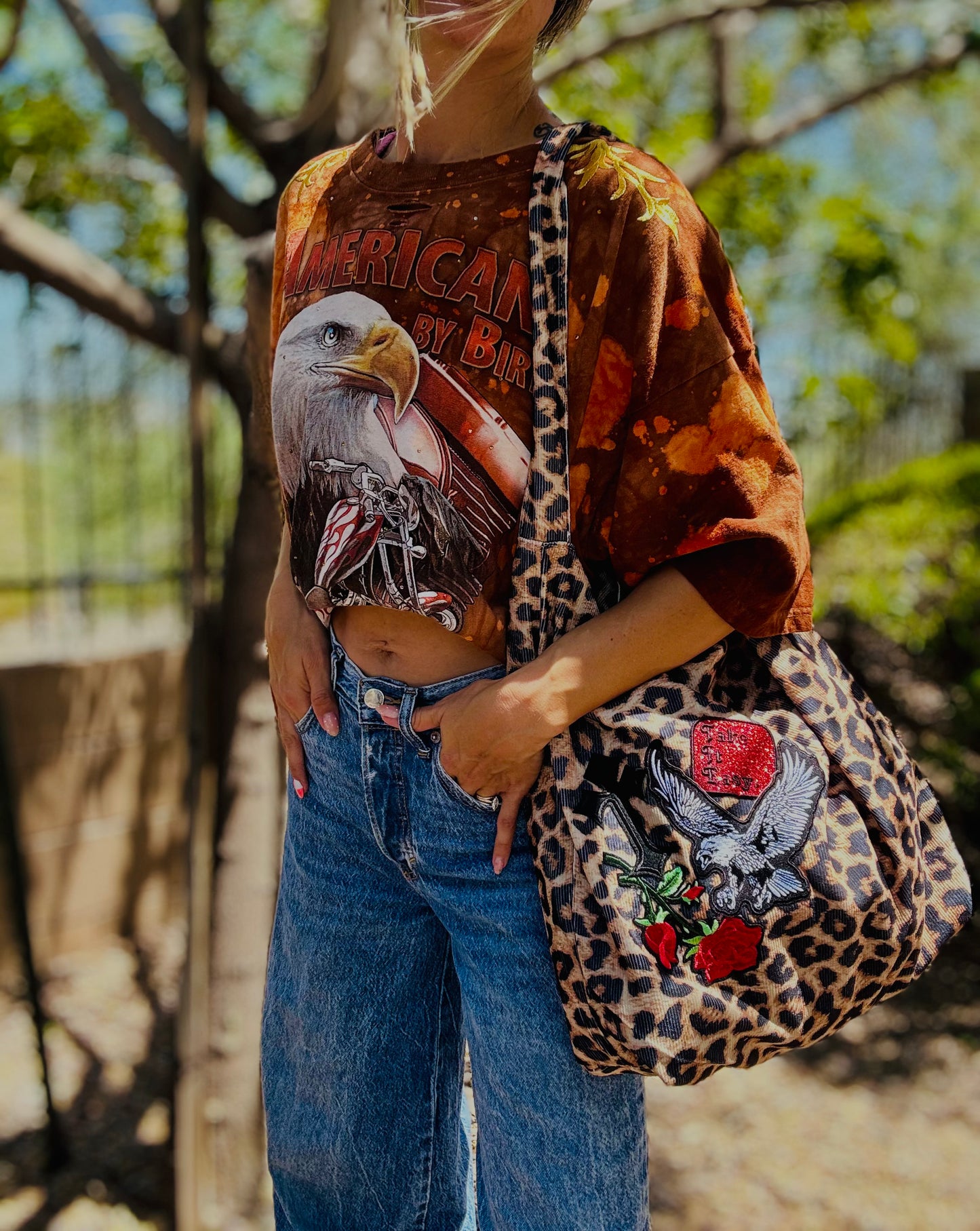 HD-RETRO EAGLE AMERICAN - MENS 2XL