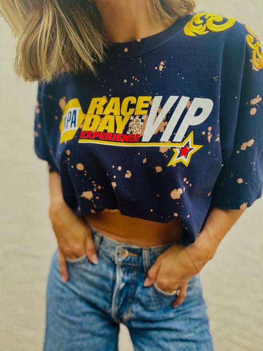 DT-race day vintage+ I + Dad Tshirt LARGE