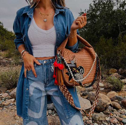 NY-original reckless babe - fender pick cherry bombshell and checkered *CHANDLER BAG**