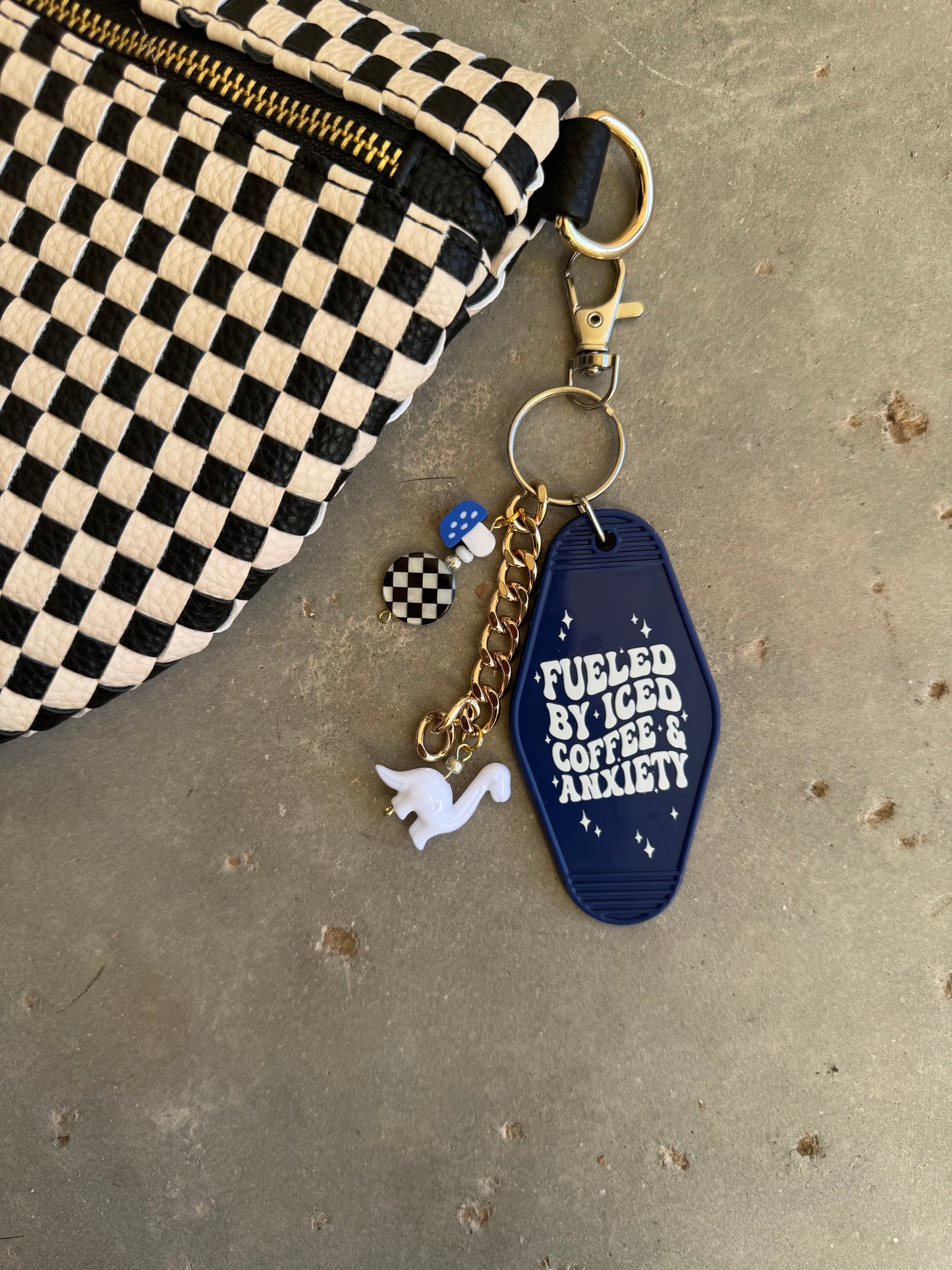 CK-Fueled on iced coffee and anxiety+ little Dino blue 