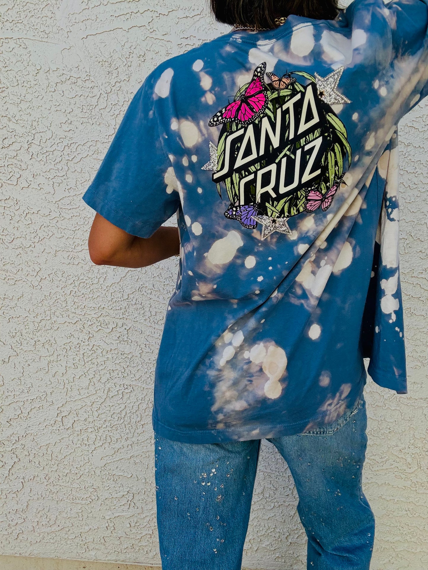 HD-butterflies- DAD KIMONO TEE MENS MEDIUM