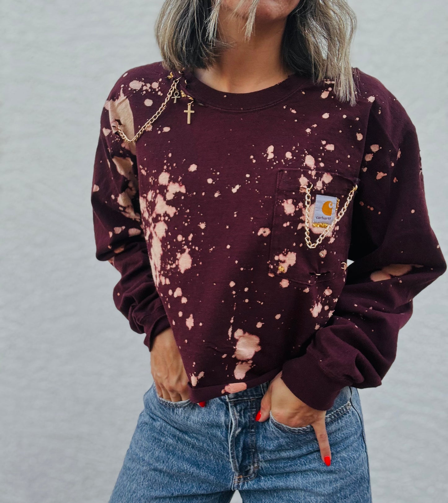 VTS- plum merlo washed + Vixen long sleeve Flannel