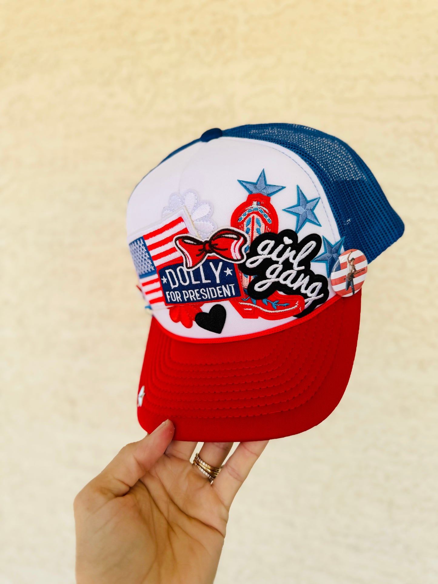 CM CO. Dolly gang murica  Trucker