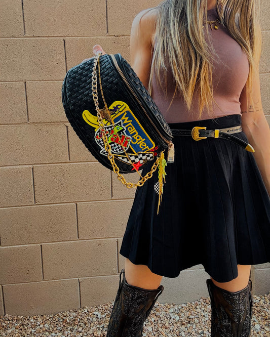 WS-Neon Cowgirl Wranglin babe vintage Black OG+PHOENIX BAG