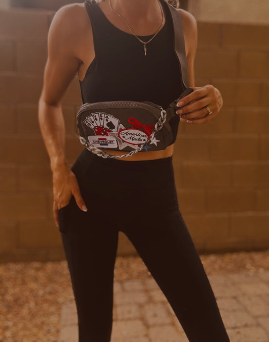 BB-American made Chevy - grey BELT BAG