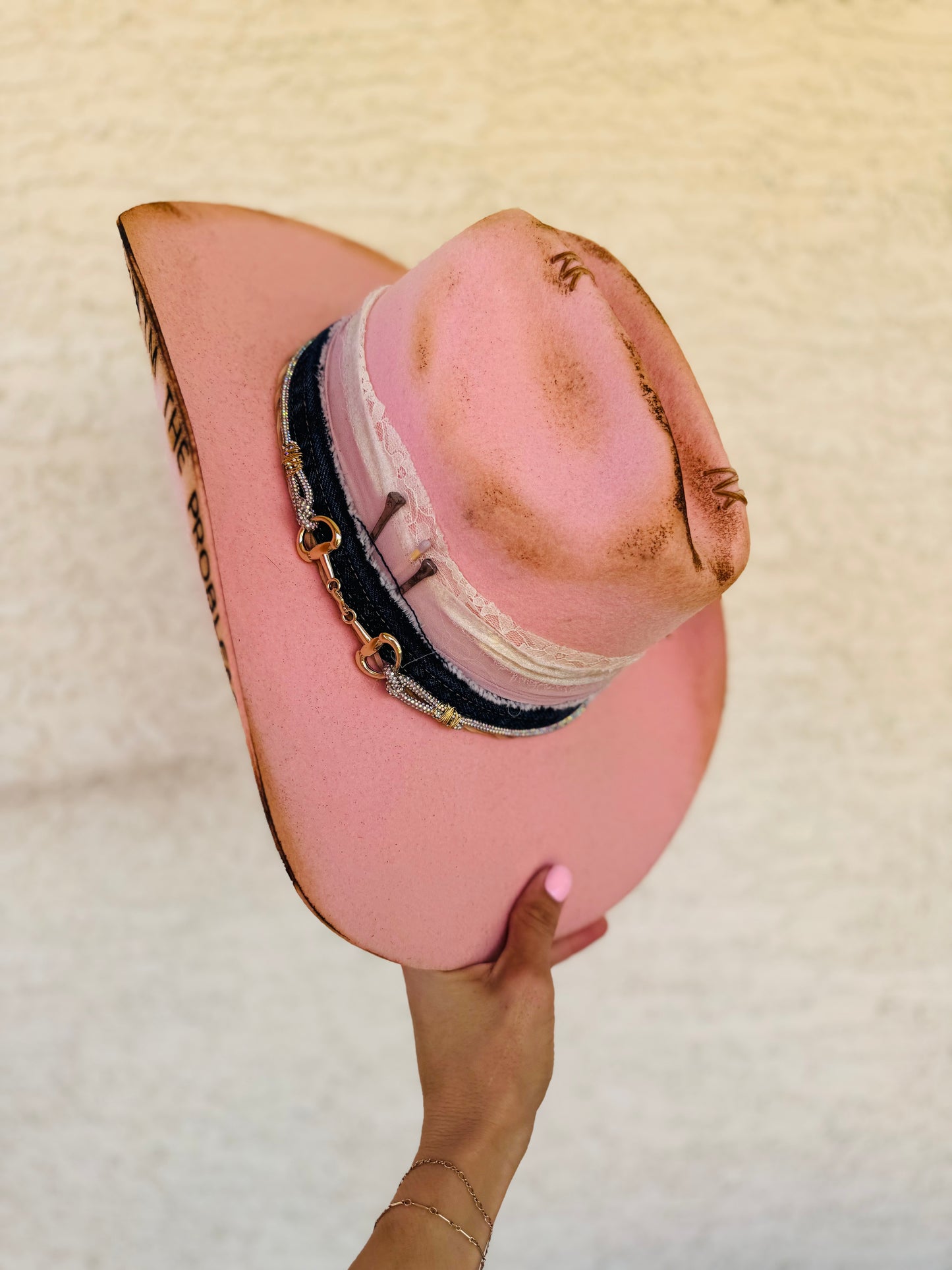 CB-Im the Problem-Felt Cowgirl Brim