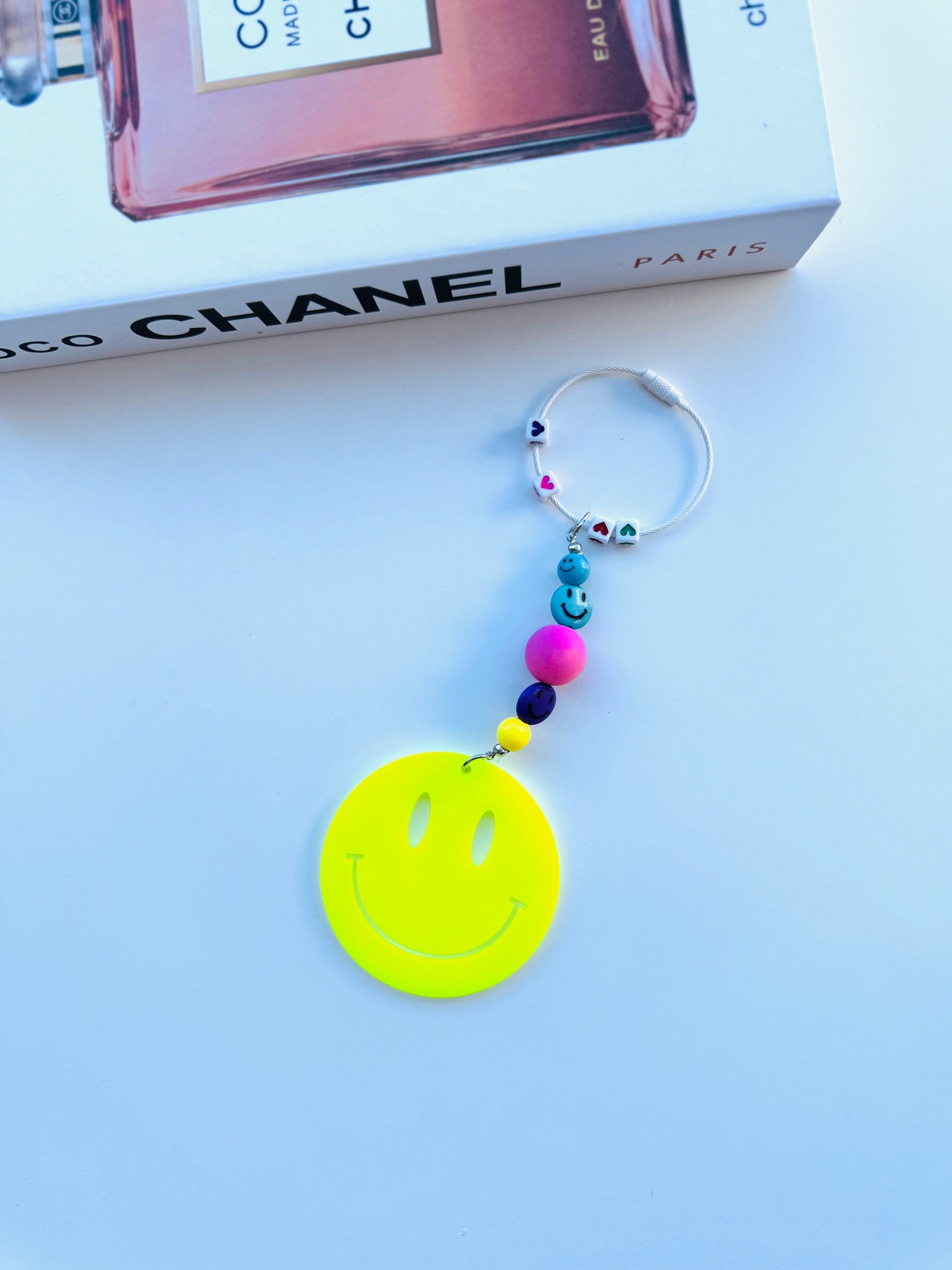 BFS- acrylic tote, charms 3