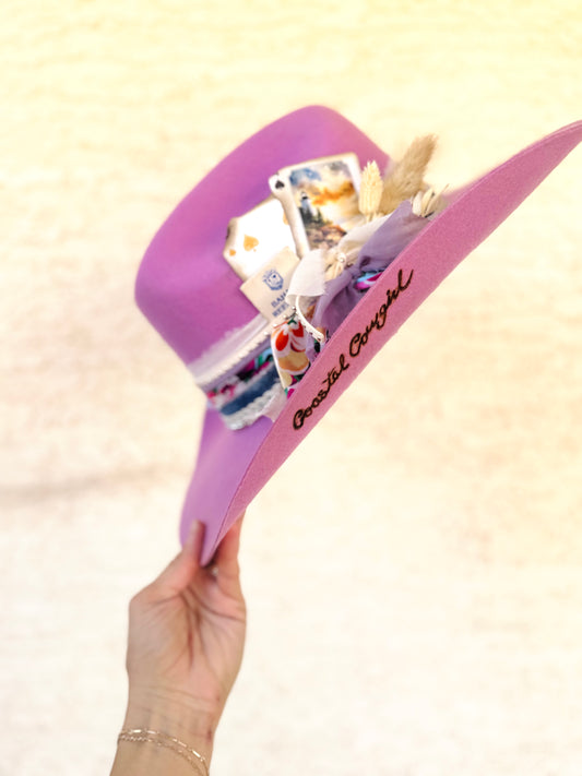 4-CM CO. -Coastal Cowgirl ride the wave felt brim