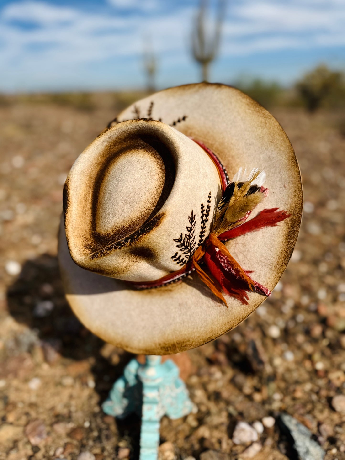 10- Vintage Fall Flowers Brim