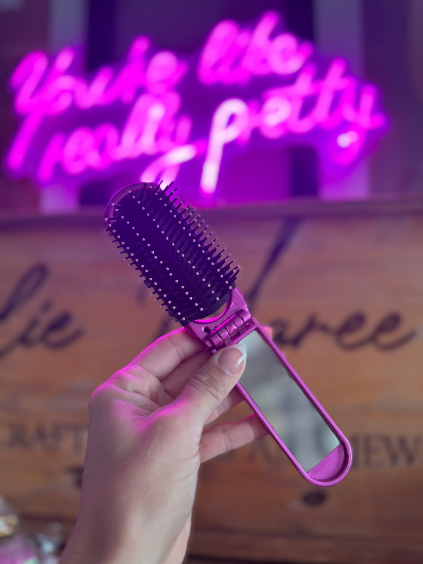 BCJ-Bookish Purse & Travel Brush compacts