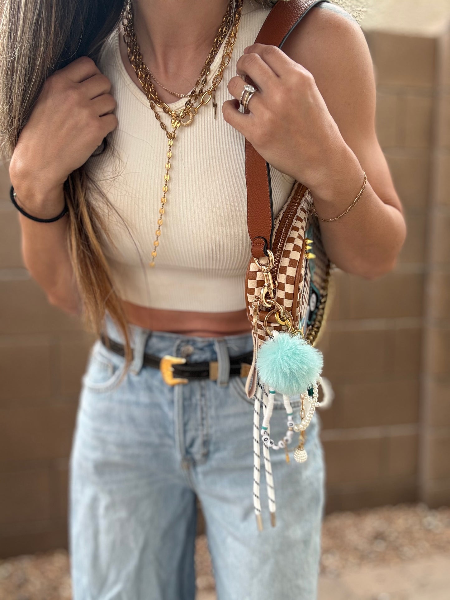 BF- DUAL darlin + Wild soul checkered premium OG+ PAGE BAG