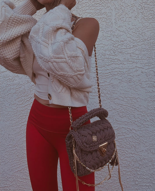 FF- for she loved fiercely**upcycled genuine designer button ** + THE SERENA