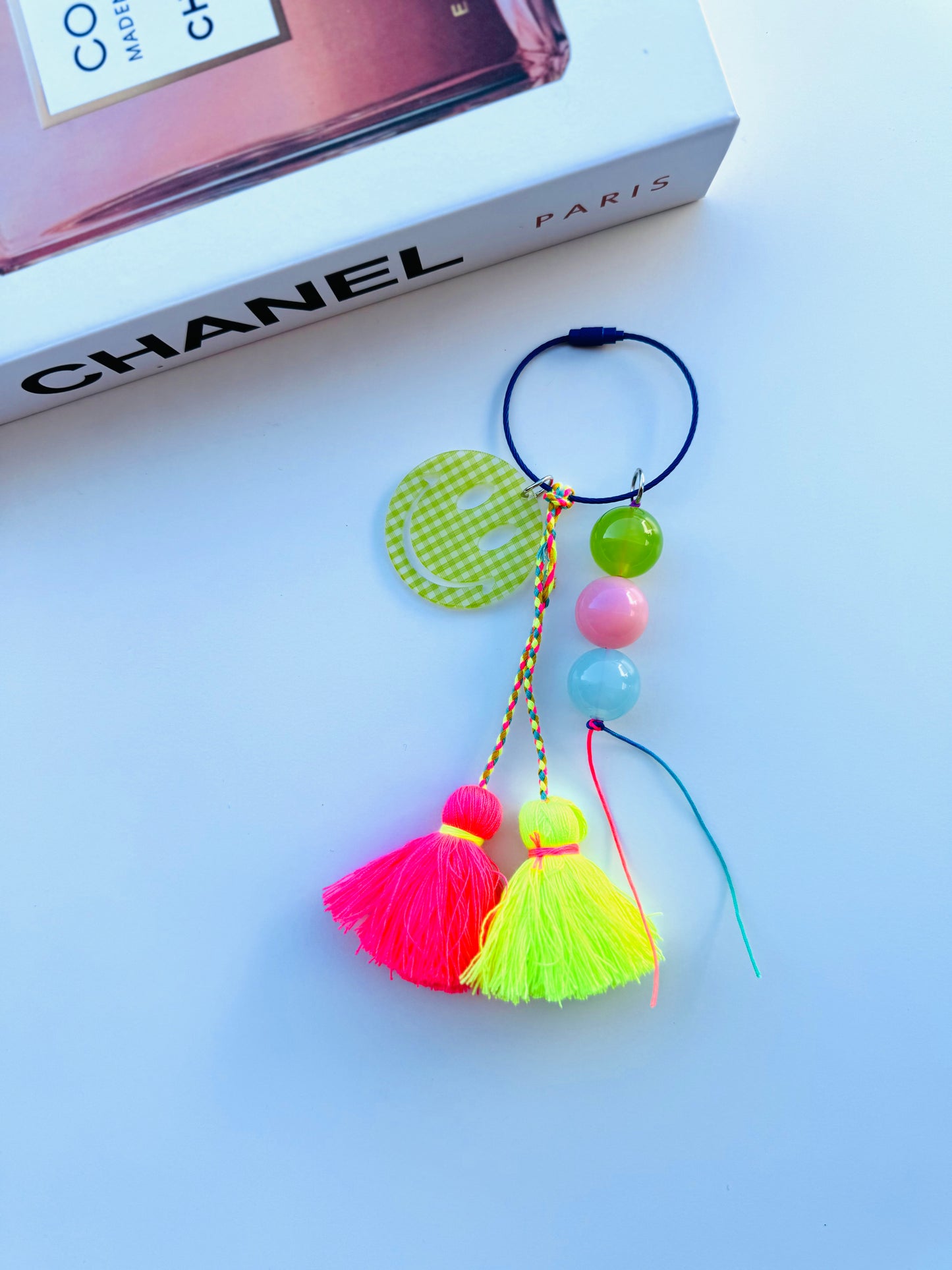 BFS- acrylic tote, charms 1