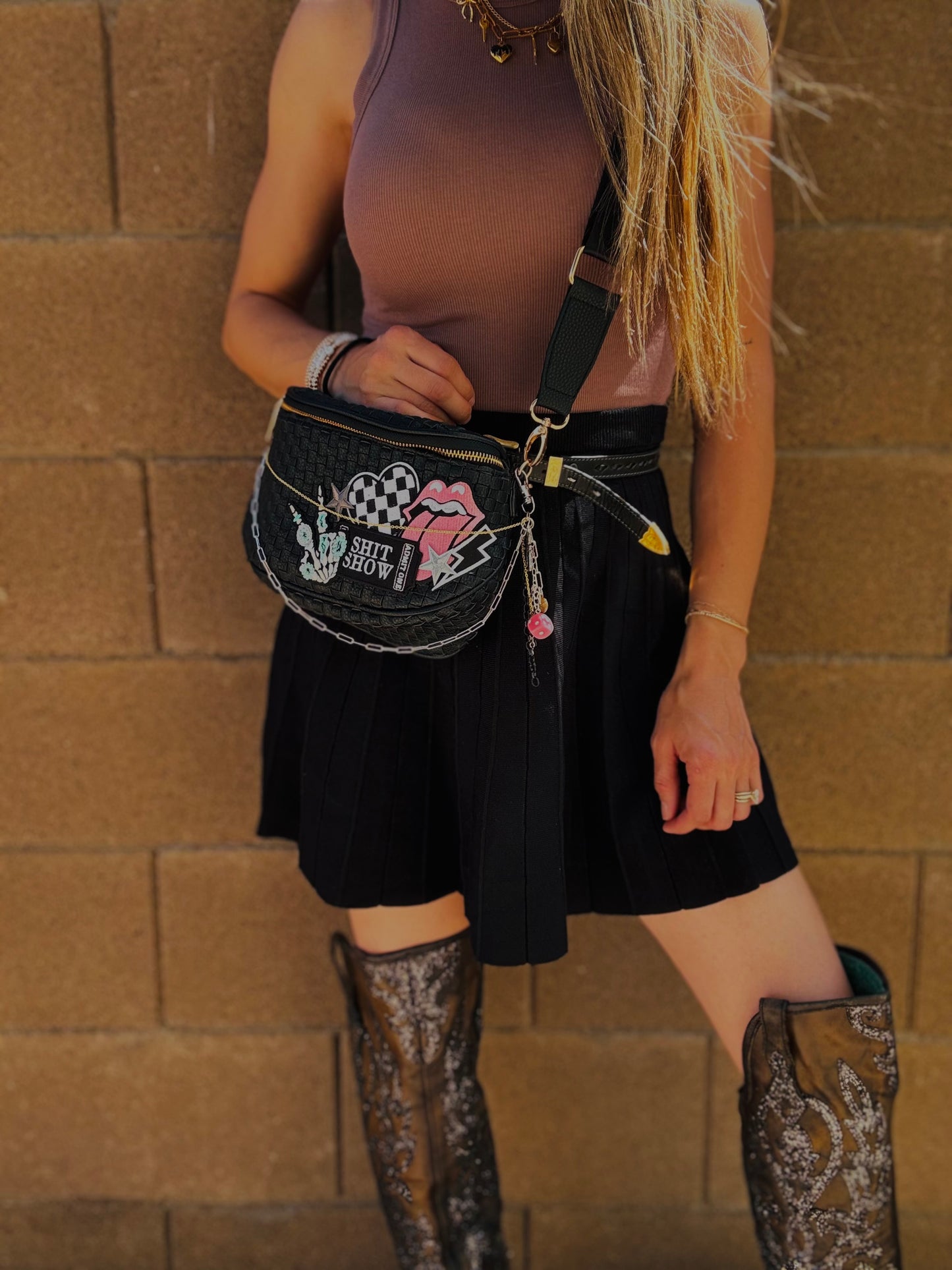 WS-shit show Dice vintage Black OG+PHOENIX BAG