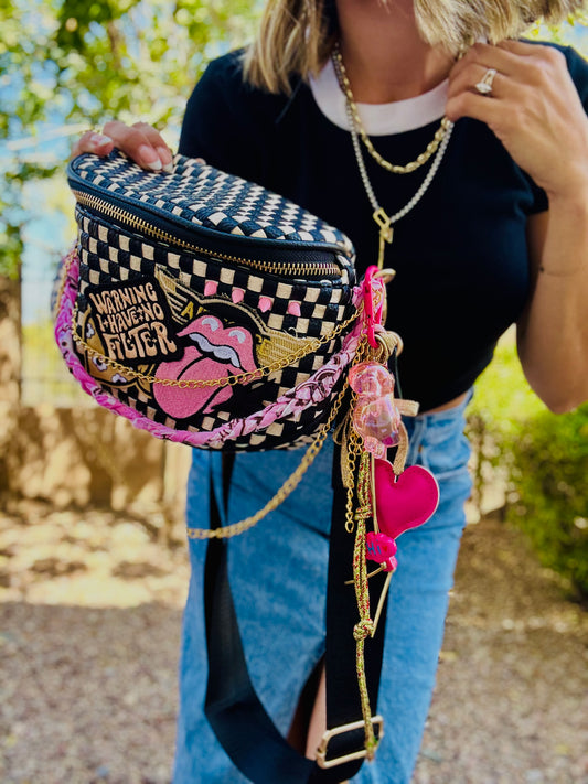 DM2-have no filter pink Dino charm+PHOENIX BAG