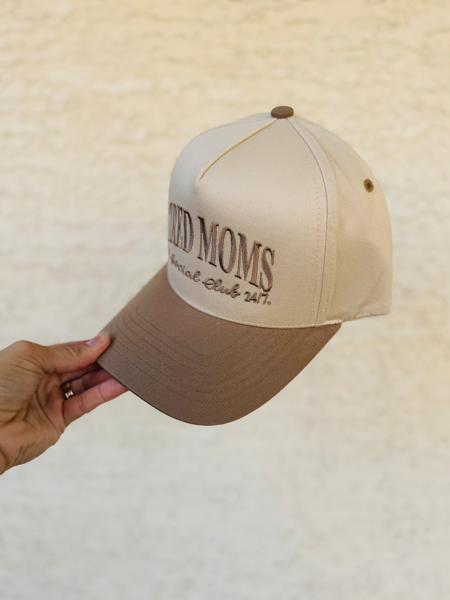 VT- TIRED MOMS SOCIAL CLUB Premium vintage SnapBack
