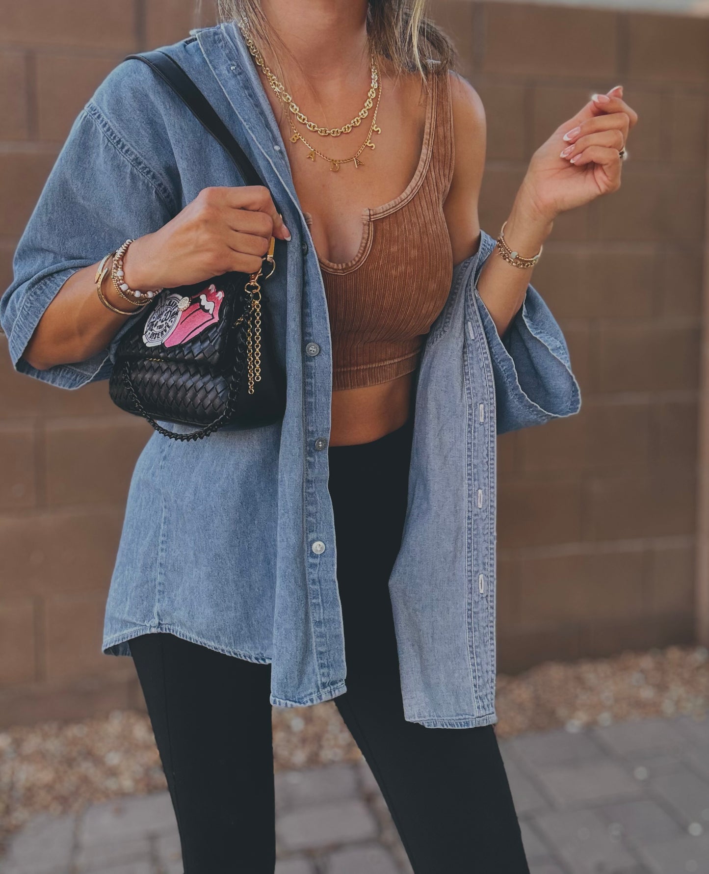 FC-have the day you deserve+ UPCYCLED AUTHENTIC BUTTON+*Scottsdale 2-1*
