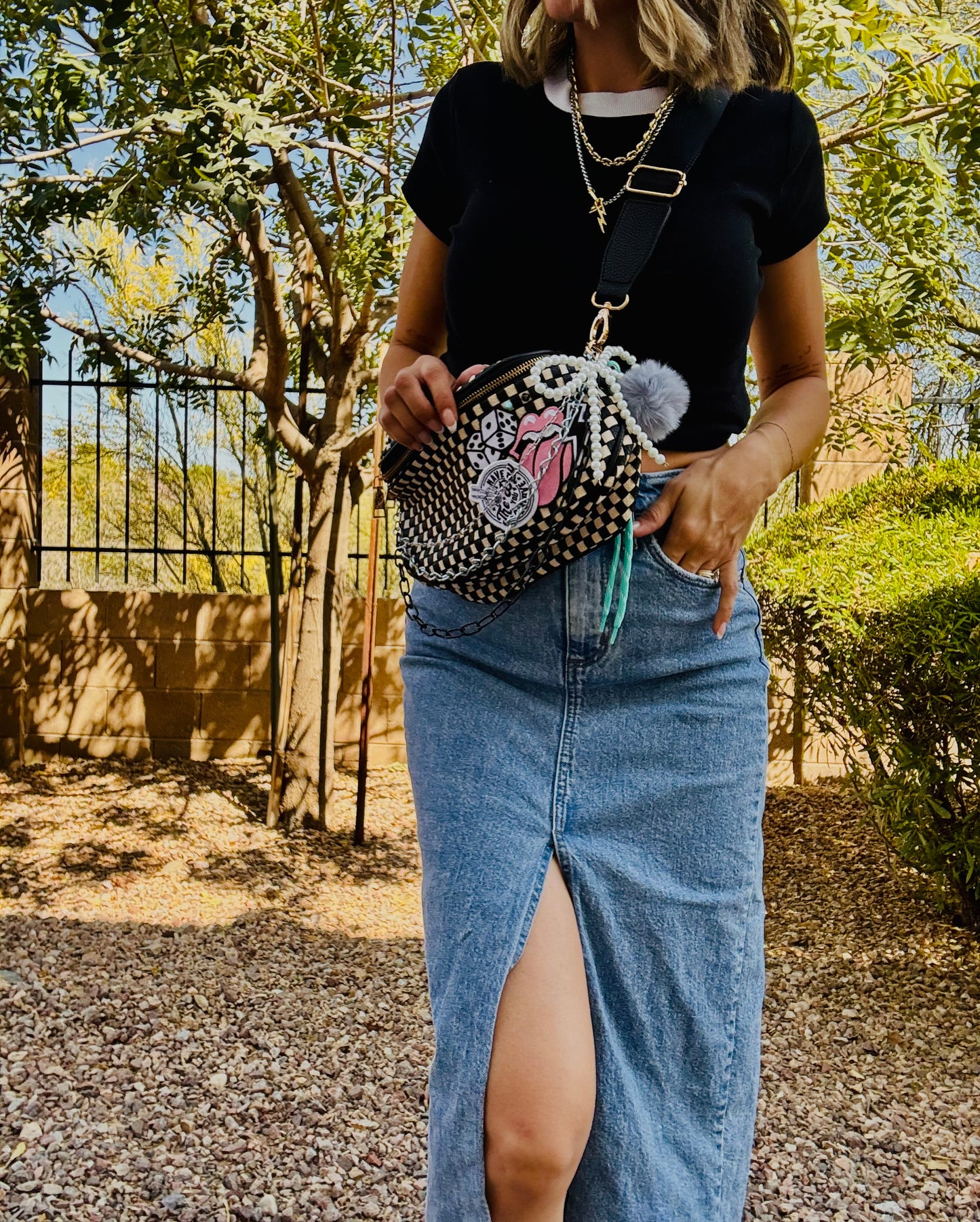 DM2-day you deserve pearl bow +PHOENIX BAG