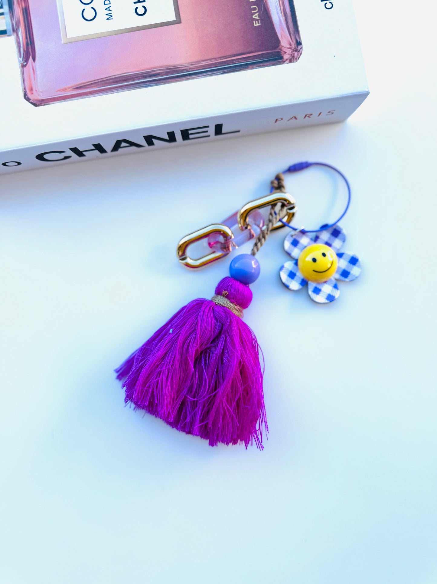 BFS- acrylic tote, charms 11
