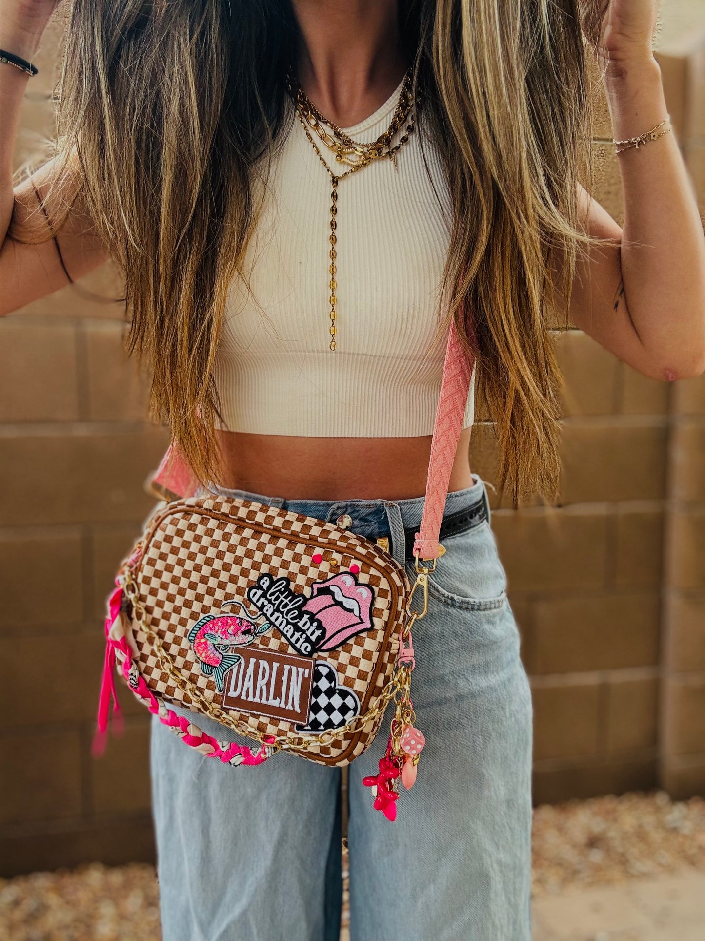 BF- Darlin pink + dramatic babe pink premium OG+ PAGE BAG