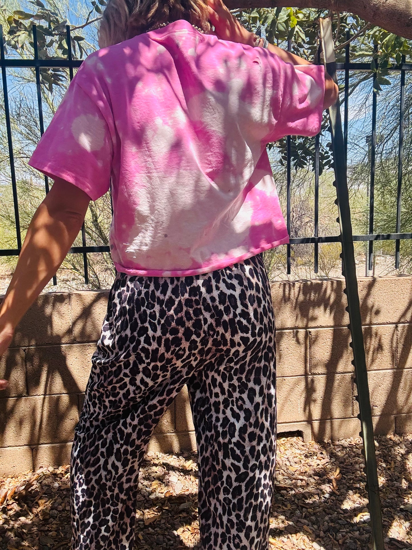 TEE-rad pink eagle - DAD TEE MEDIUM