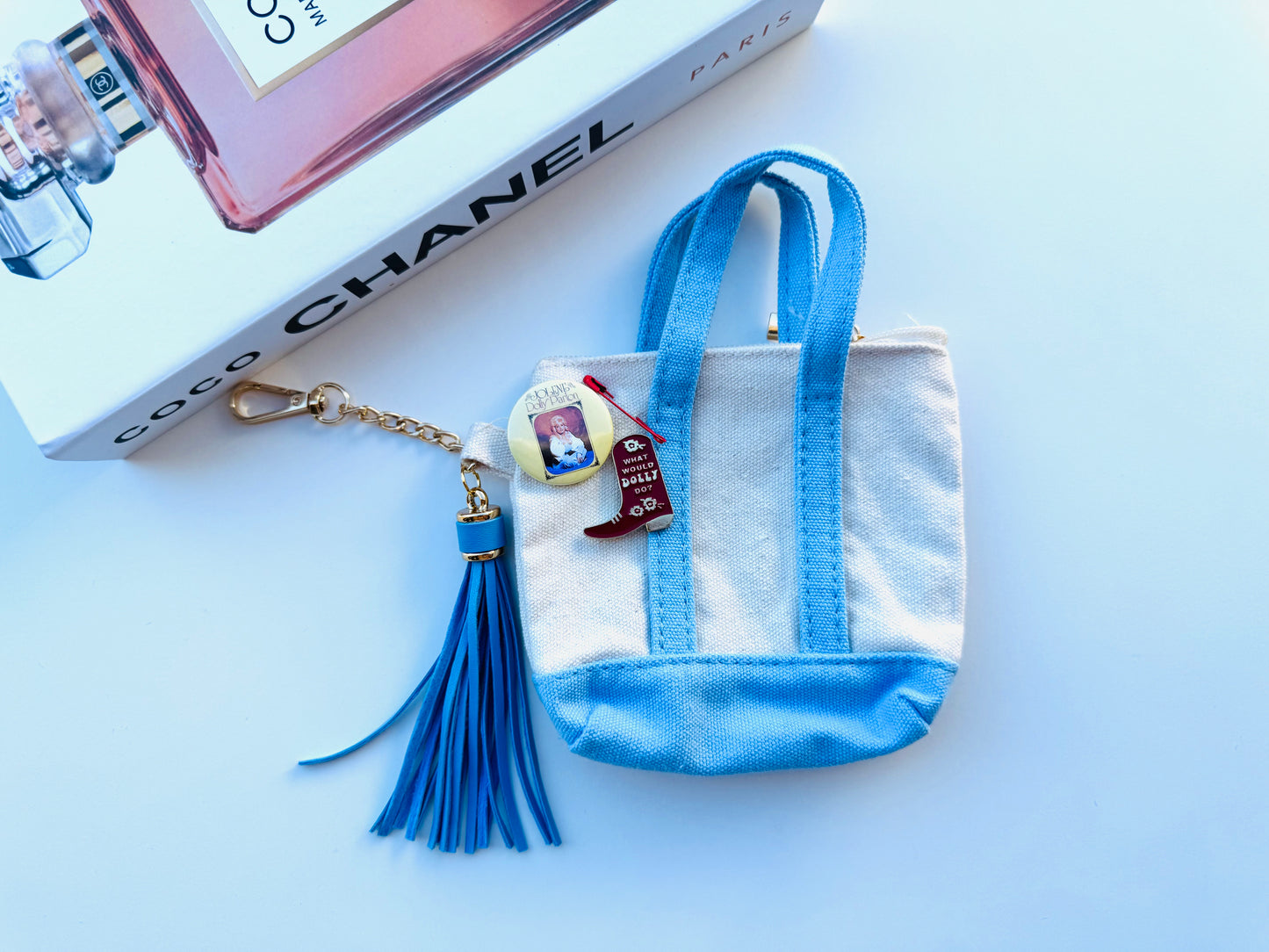 BFS- mini tote bag charm 11